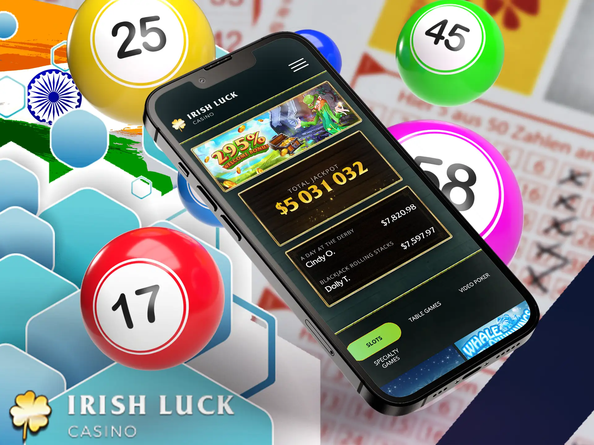 If you are tired of classic games - this section will help you to unwind, get new sensations from playing Irish Luck.