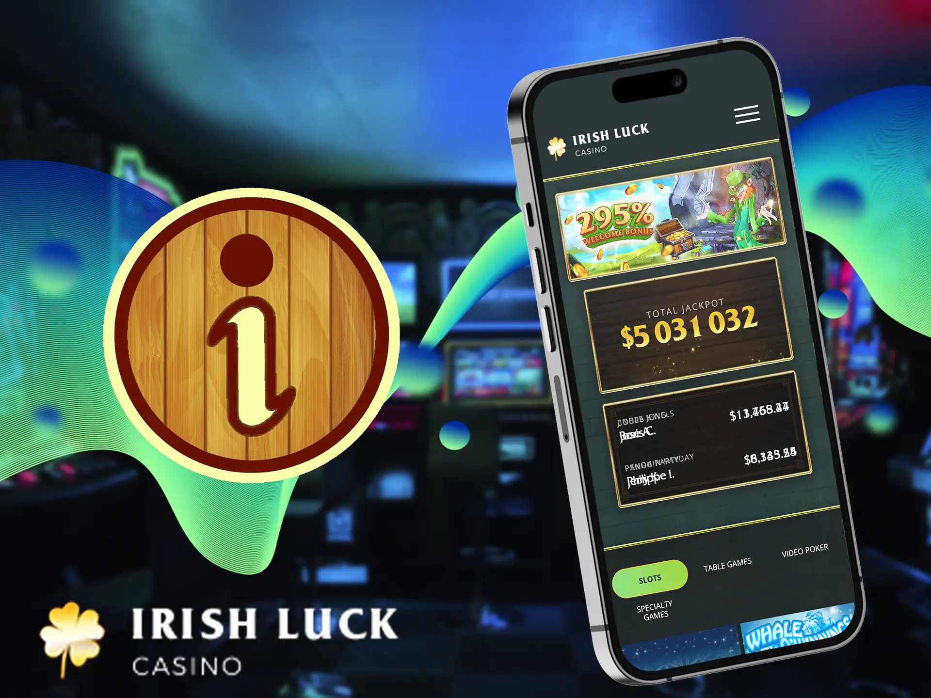 Experience the breadth of game selection at the well-established casino from IrishLuck in Australia.