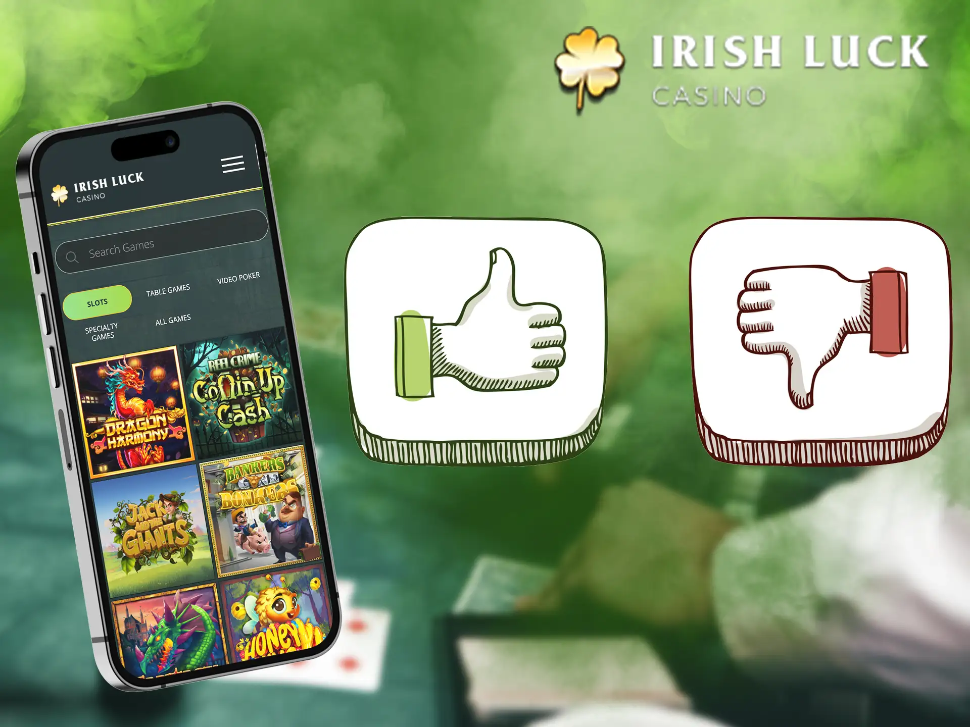 IrishLuck software for pc has its positive aspects due to its high speed and good optimisation.