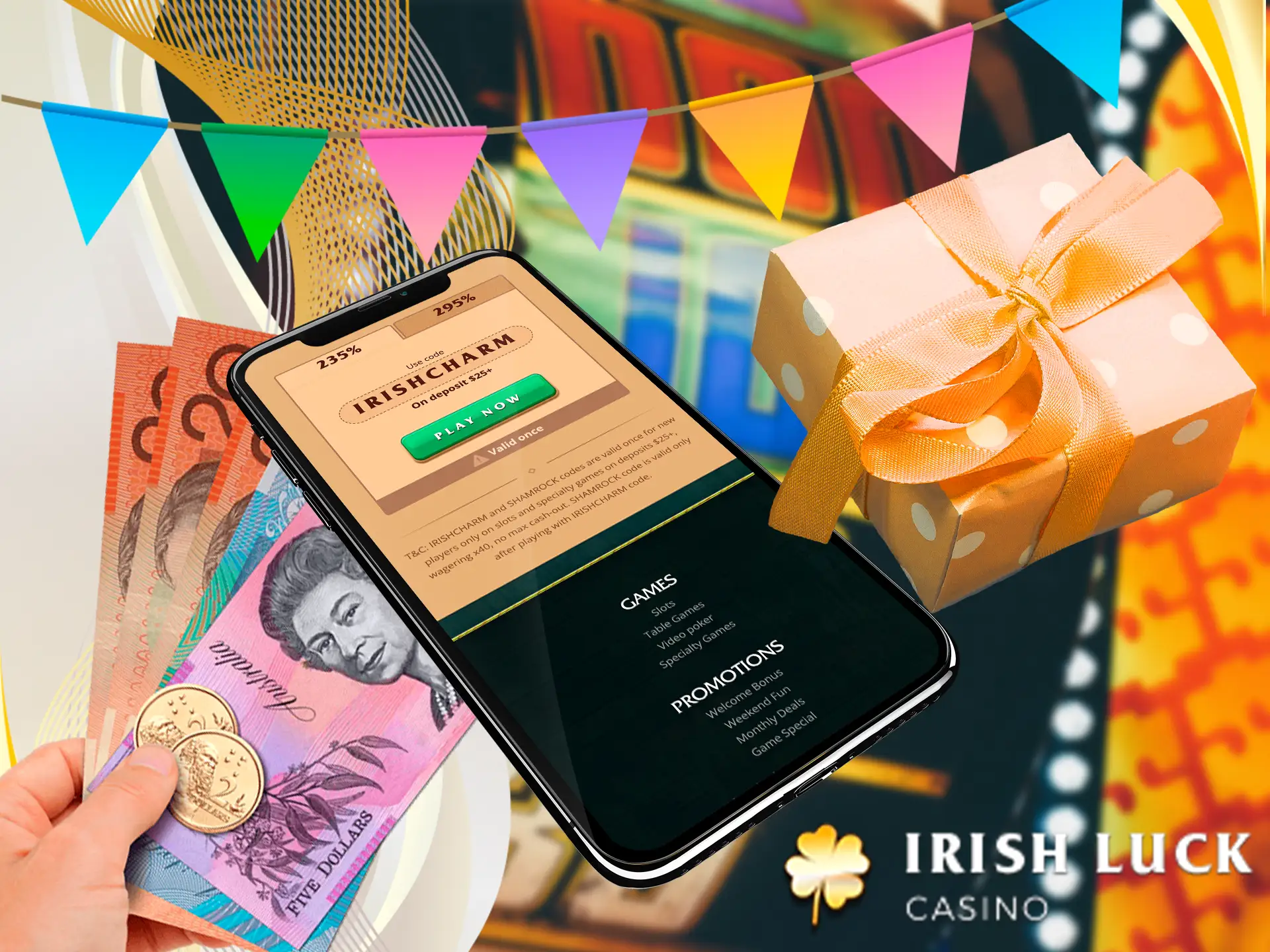 When you sign up, you will receive a special $4,500 AUD offer from IrishLuck, which will greatly influence your choice of casino.