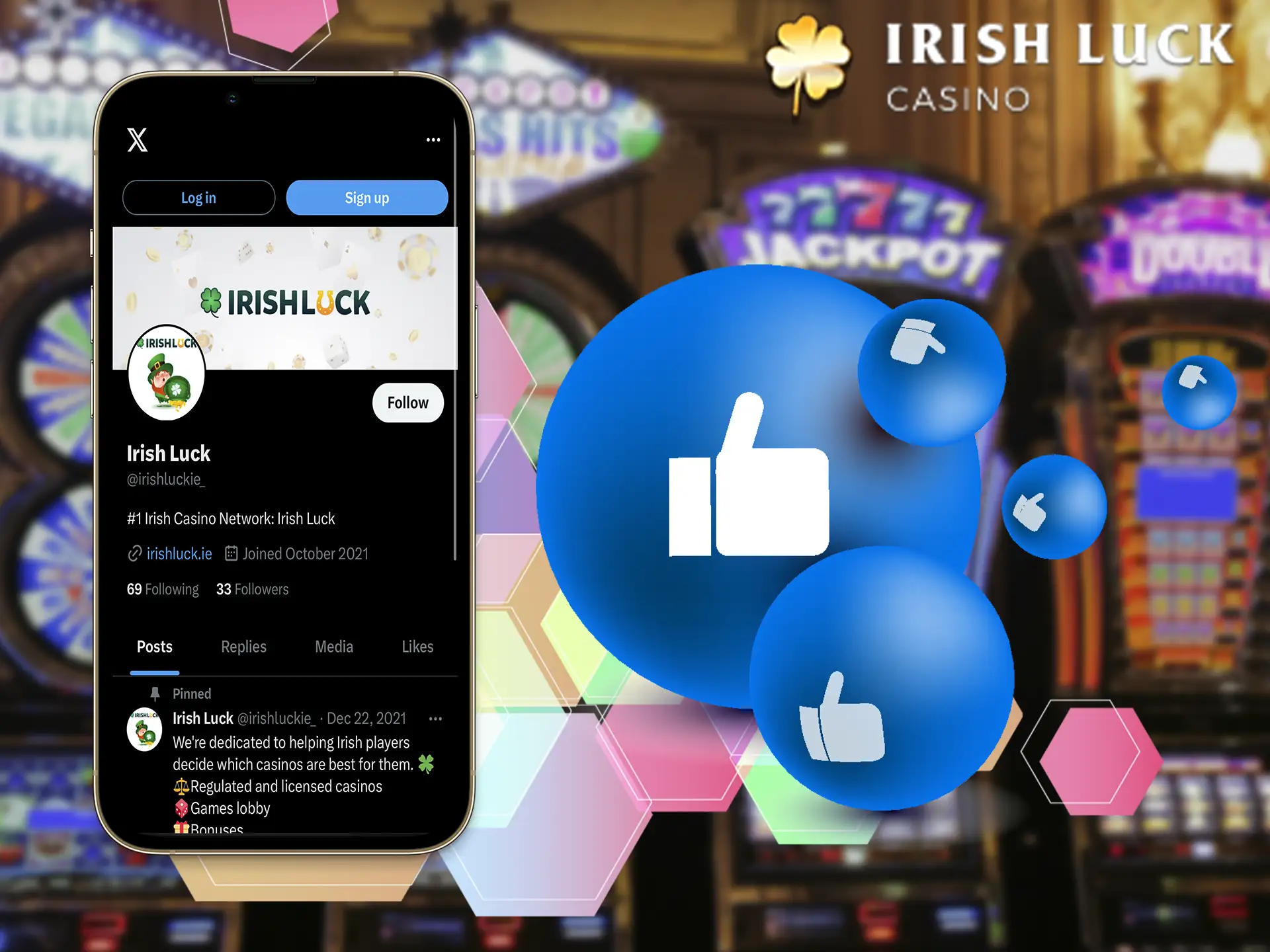 Write on social media - IrishLuck experts will answer all your questions.